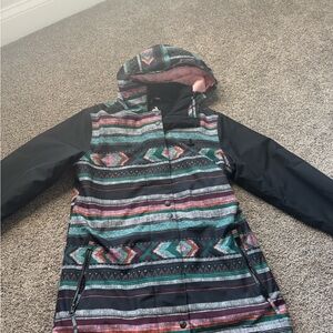 Aperture Kids Raincoat with Multicolor Stripes